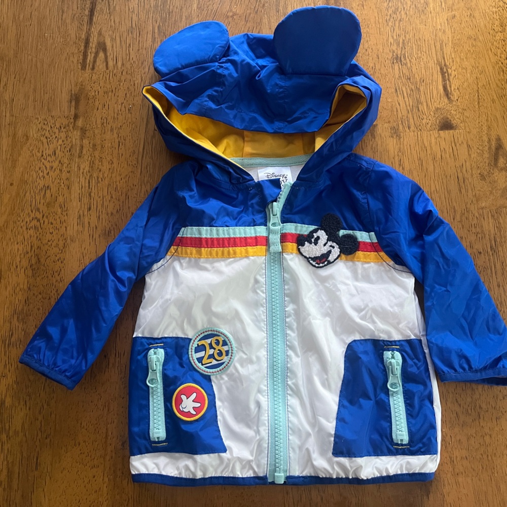 Disney Baby Mickey‎ Mouse Jacket Size 6-9 Months EUC